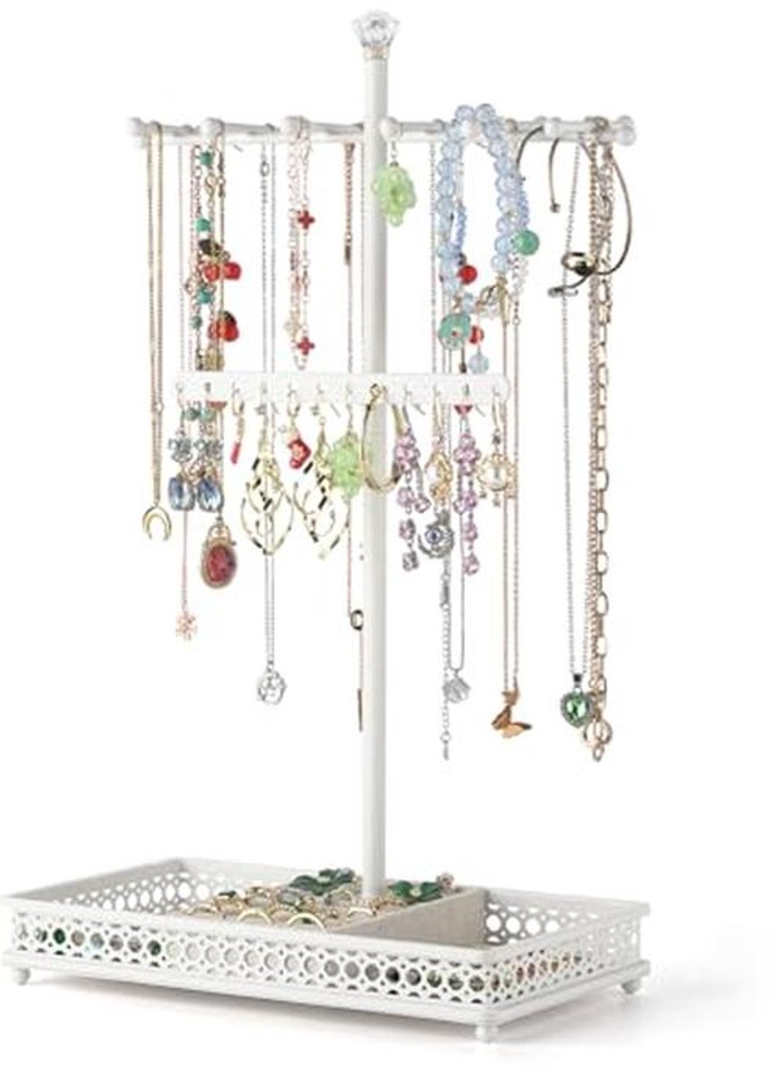 Sieraden Organizer Boom - 3in1 Kettingen, Armbanden, Oorbellen en Ringen Houder