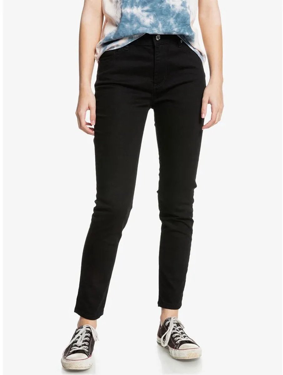 Quiksilver The 5 Pocket Spijkerbroek 26 30 Vrouw Zwart