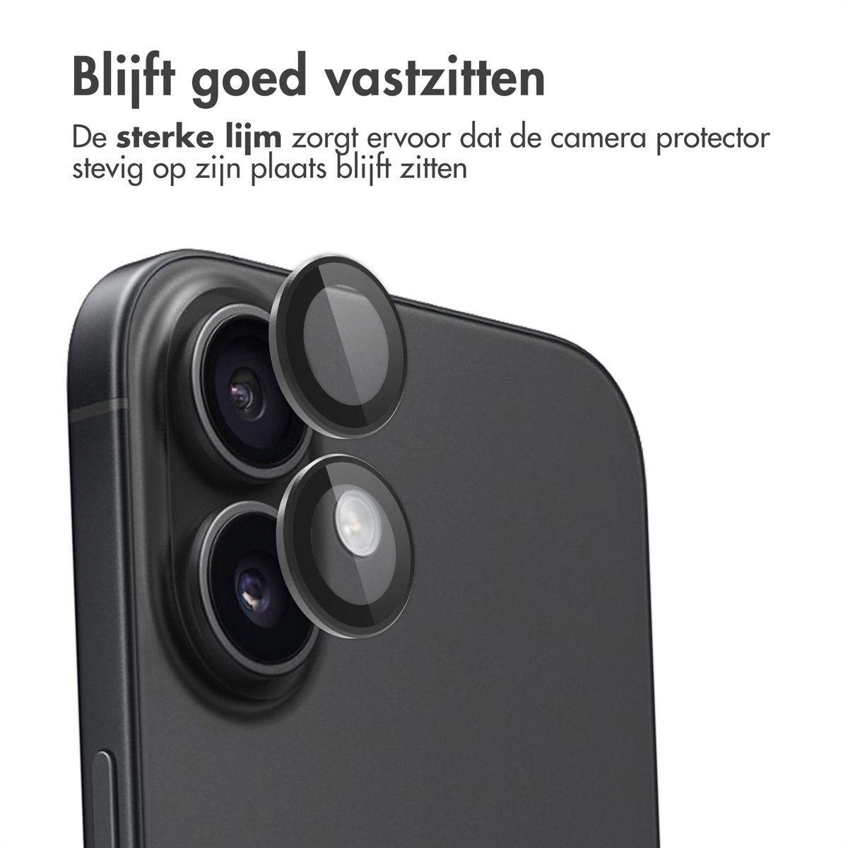 imoshion Camera Lens Protector - Geschikt voor Apple iPhone 17 / 16 Plus / 16 - 2 Pack - Zwart — cadeau in Cadeau-ideeën - foto 3