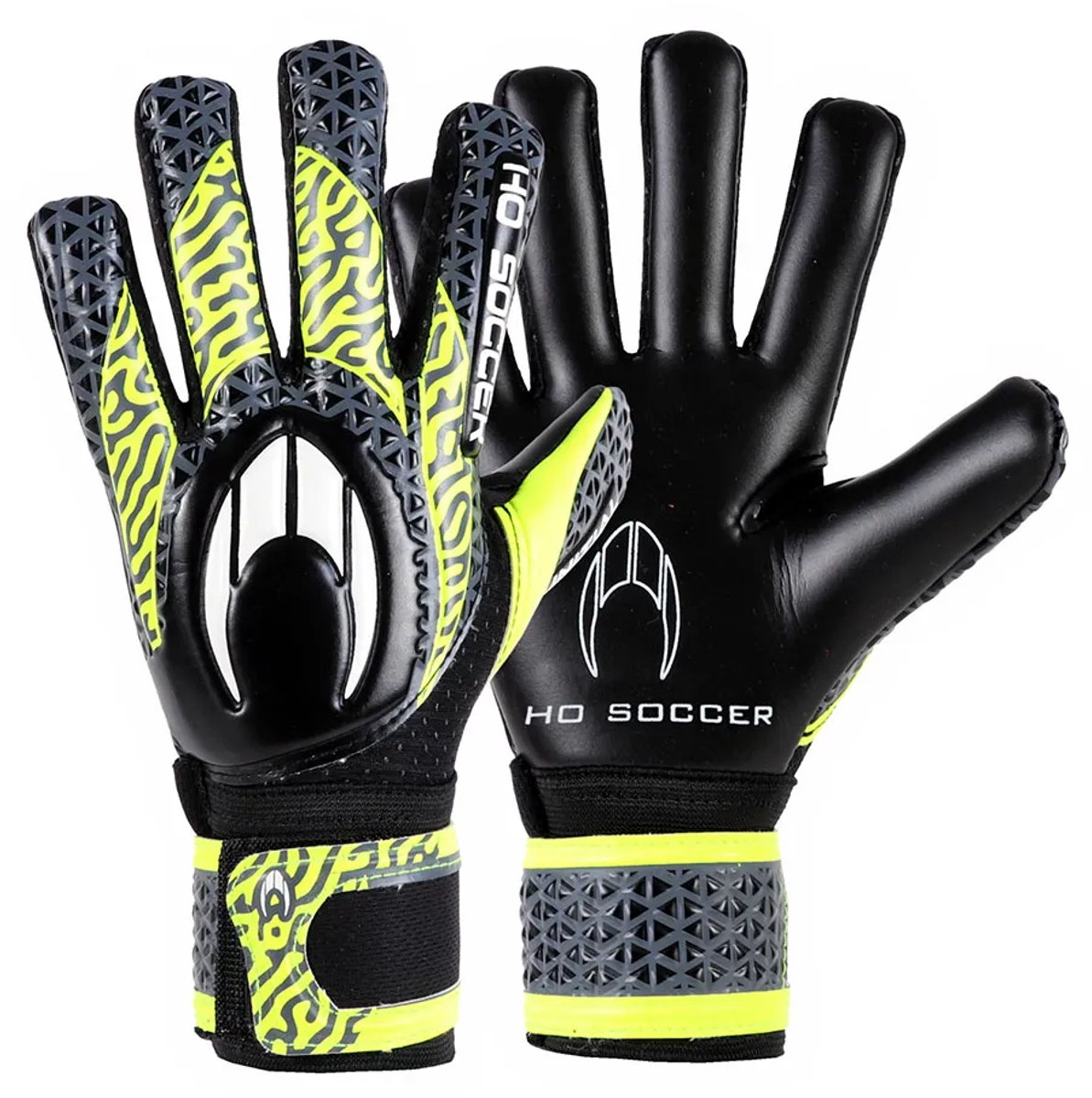 Ho Soccer Initial Arena Ng Junior Keepershandschoenen Geel,Zwart 2.5