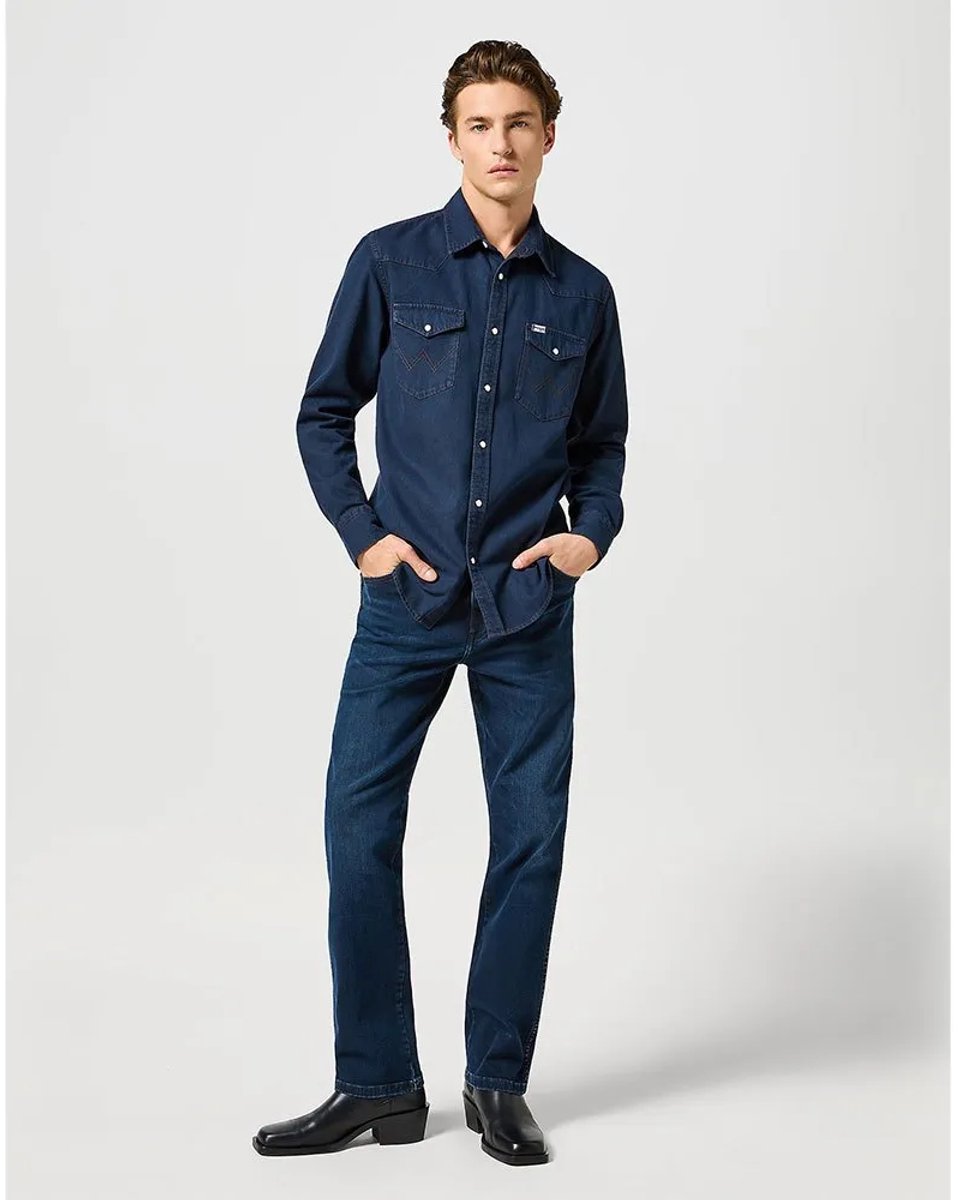 Wrangler 112356792 Texas Spijkerbroek 42 34 Man Midnight Rodeo