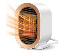 Travelhawk Elektrische Verwarming - Keramische Kachel - 3 Standen - 1200W Heater - Elektrische Kachel met LED Indicatie - Roterend - Zwart