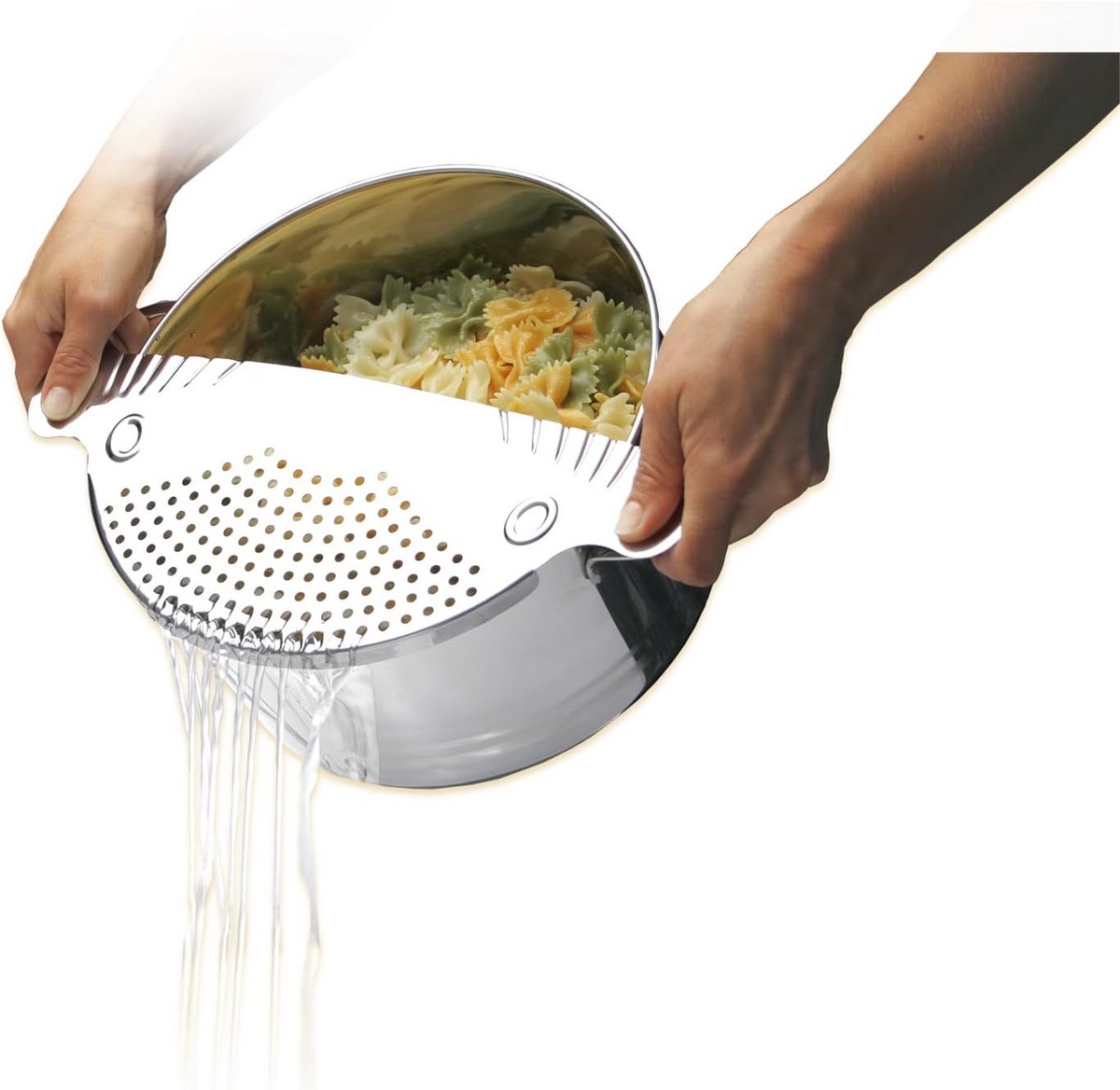 Afgiethelp voor keuken - Roestvrijstalen keukentool met lengte 33 cm