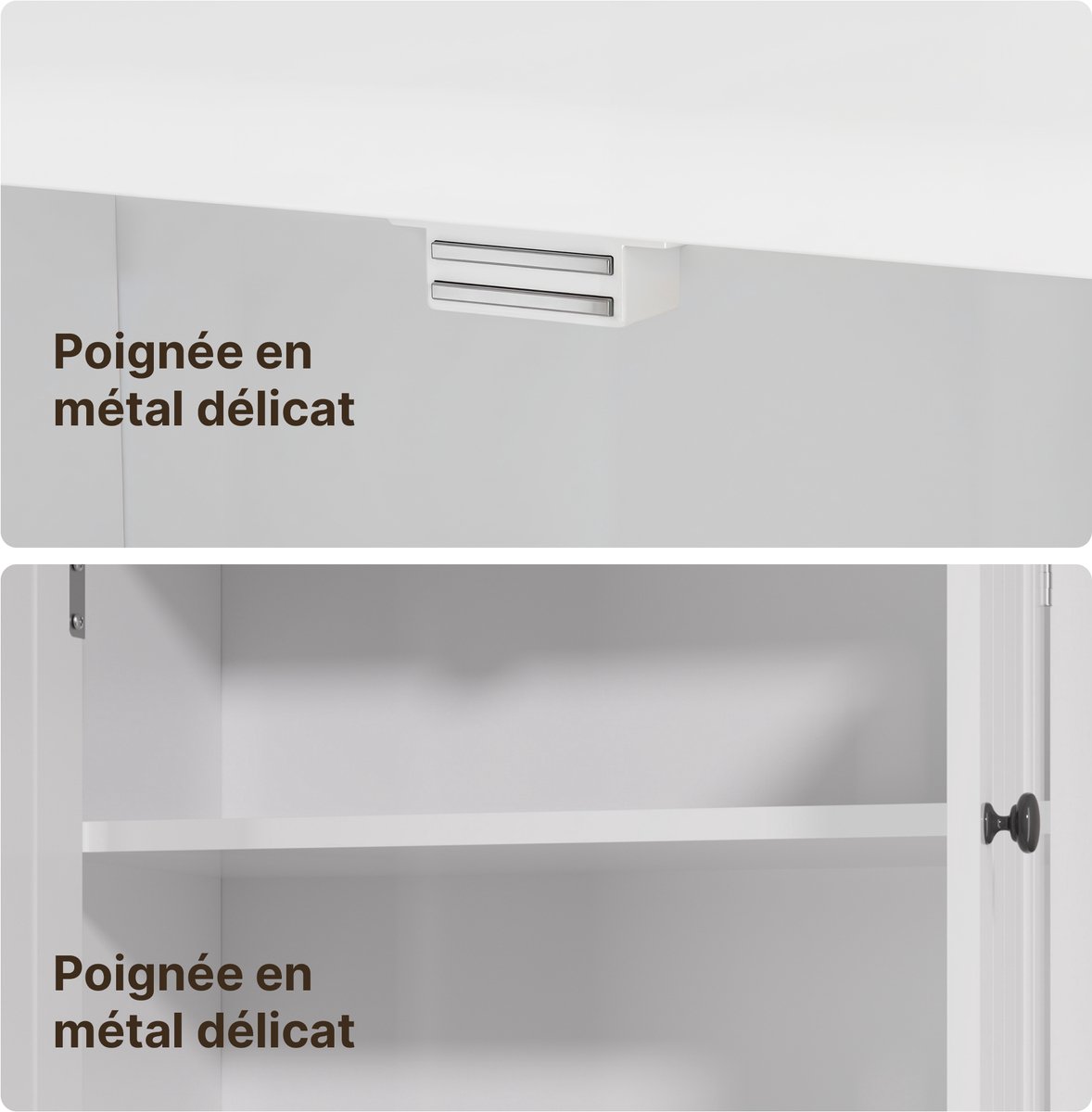 Bealife Commode,Badkamerkast, badkamerkast, bijzetkast met 4