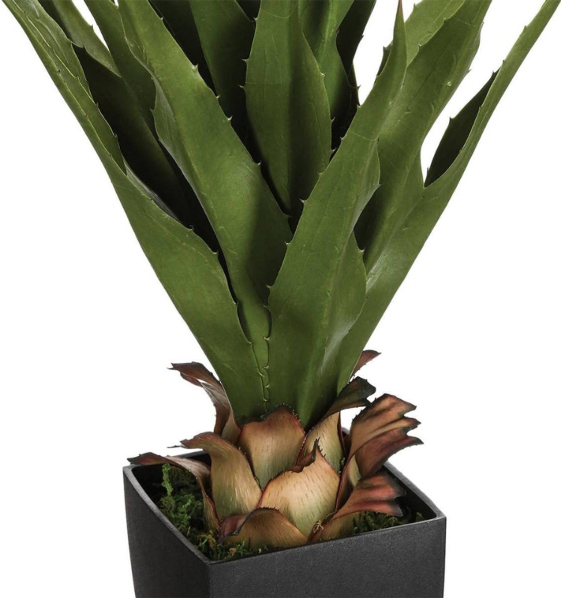 BOG Nepplant Agave 73 Cm Hoog - Kunstmatige Plant - Groen - Voor Binnen - Woonkamer - Kantoor - Tafel - Balkon - Veranda - Decoratie GROENTE