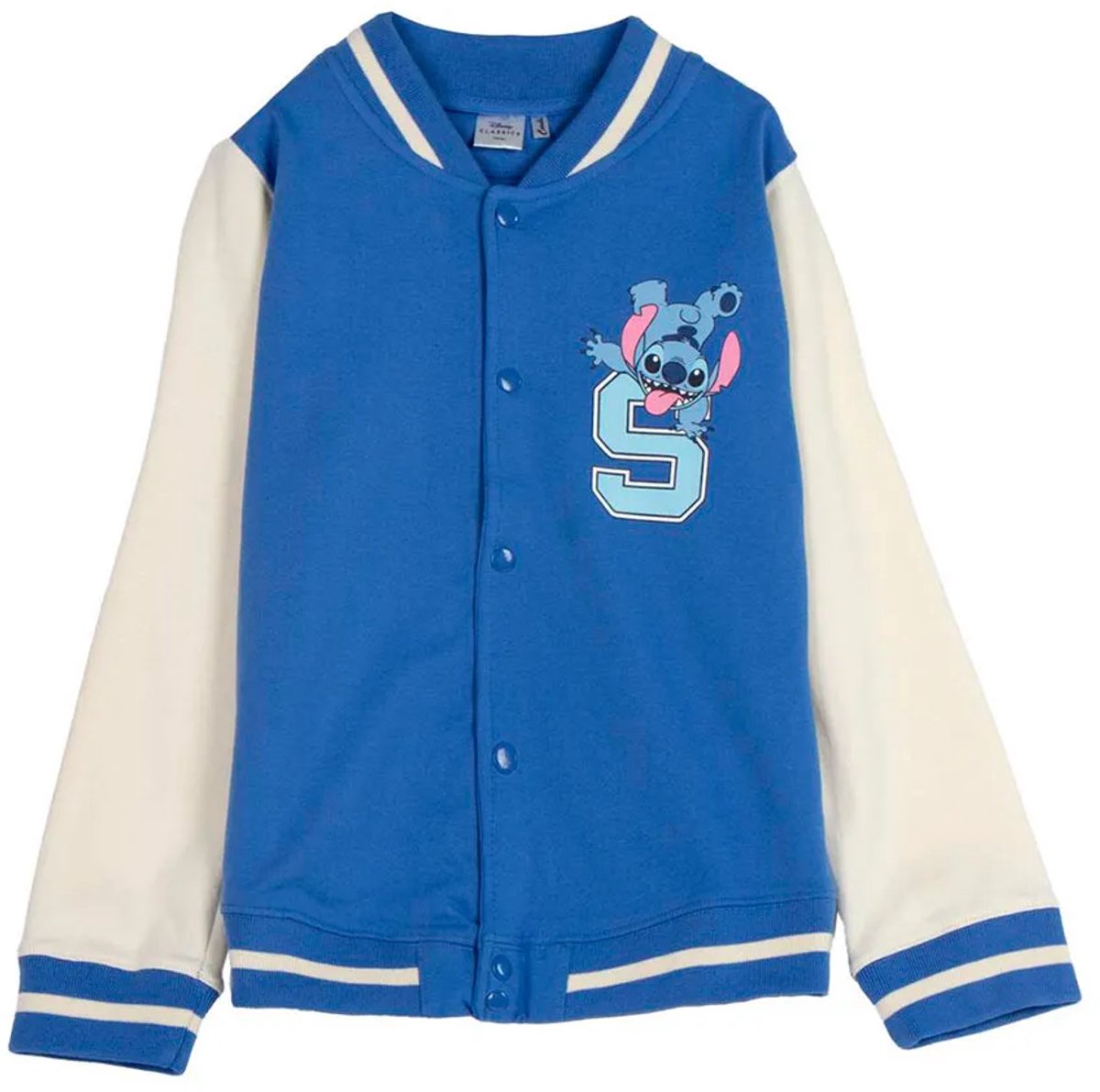 Cerda Group Cotton Brushed Baseball Stitch Jas 12 Years Meisjes Blauw