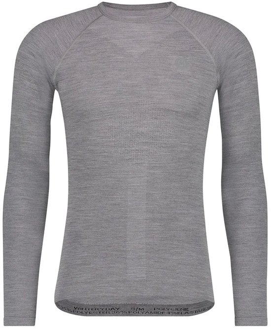 AGU Winterday Merino Thermoshirt Lange Mouwen - Antraciet - L/XL — afbeelding 2