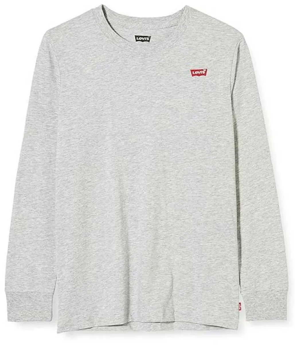 Levi´s ® Kids Batwing Chesthit T-shirt Met Lange Mouwen 8 Years Jongens Meisjes Peche