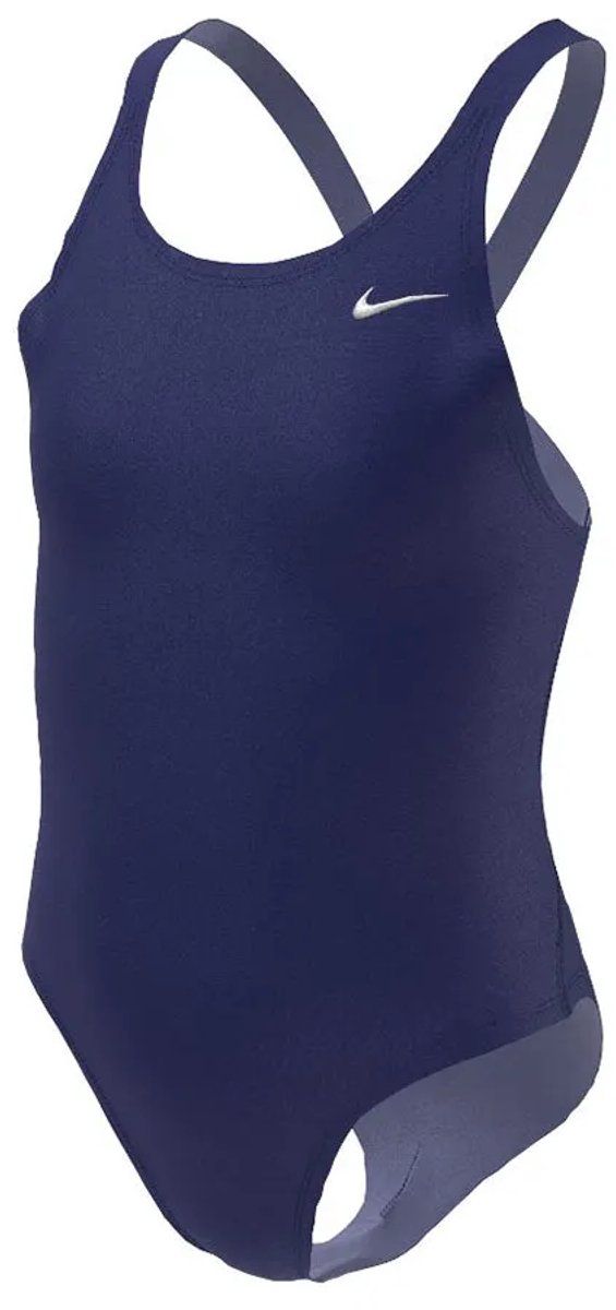 Nike Swim Hydrastrong Solids Fast Back Zwemkleding 6-7 Years Meisjes Marineblauw