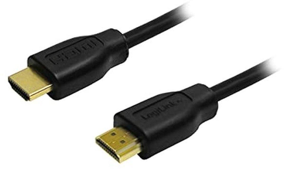 HDMI High Speed met Ethernet Kabel - 2 meter, 19-pins Male, Goud