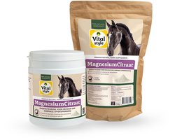 Vitalstyle MagnesiumCitraat - VoordeelBundel - Supplement voor Paarden - Ondersteuning voor Behoud van Normale Spierspanning - 2 kg