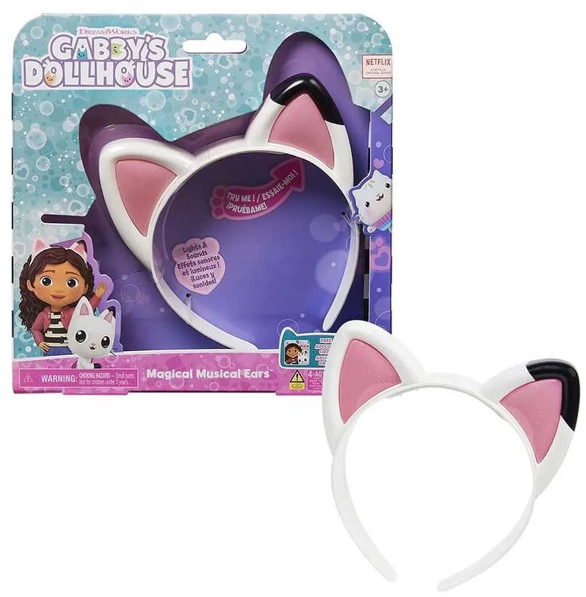 Gabby's Poppenhuis - Kattenoren haarband - Met lichtjes, muziek en geluiden - Gabbys Poppenhuis - Gabby's Dollhouse — afbeelding 14