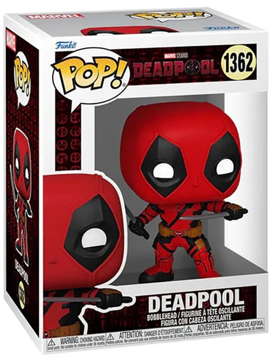 Pop Marvel: Deadpool 3 - Deadpool Funko Pop #1362 — afbeelding 6