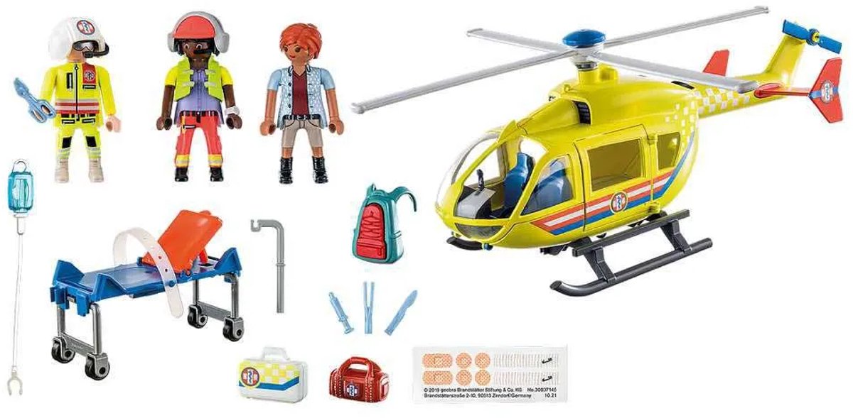 PLAYMOBIL City Life Reddingshelikopter - 71203 — afbeelding 14