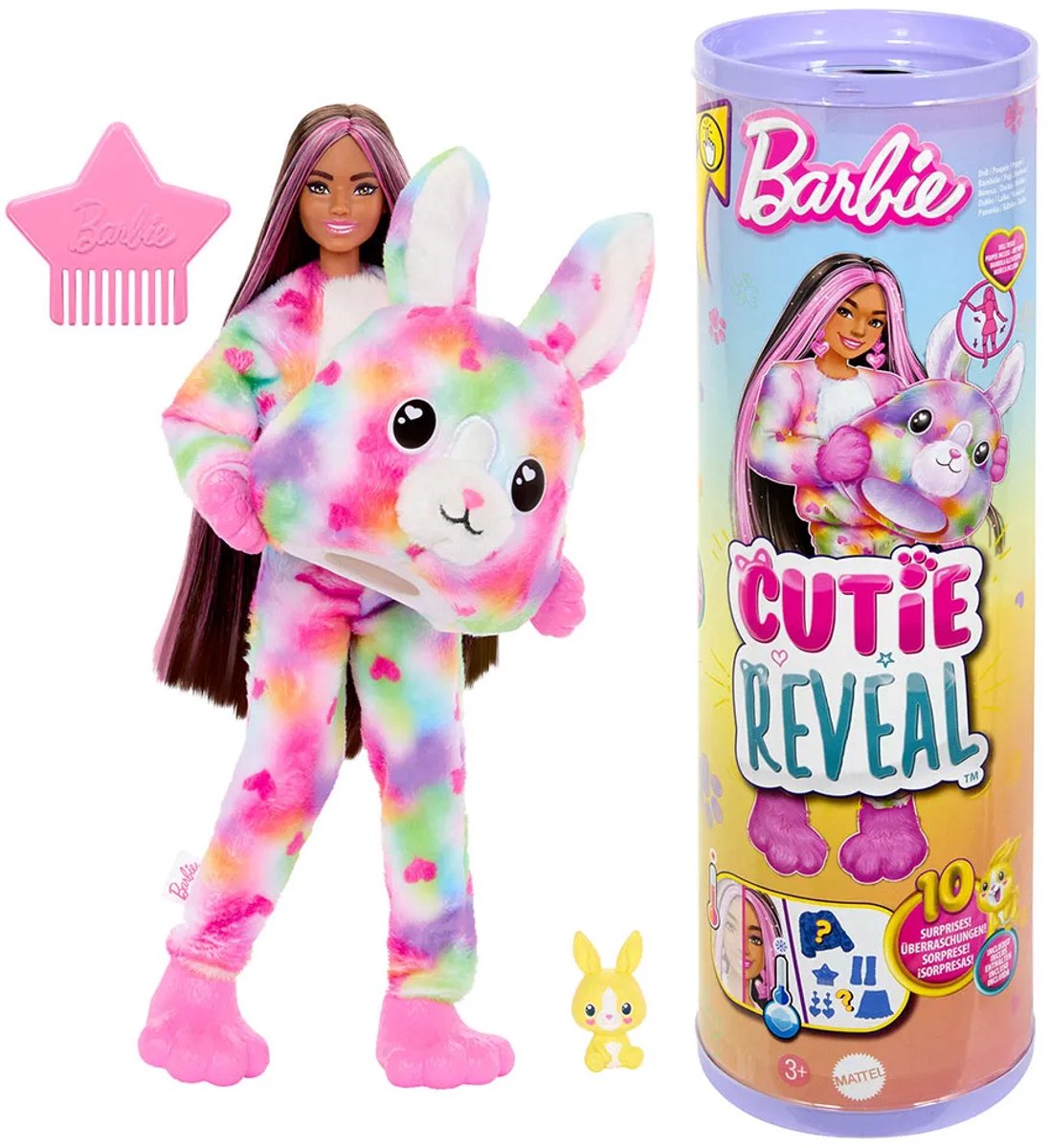 Barbie Cutie Reveal Color Dream - Barbiepop - Konijn — afbeelding 7