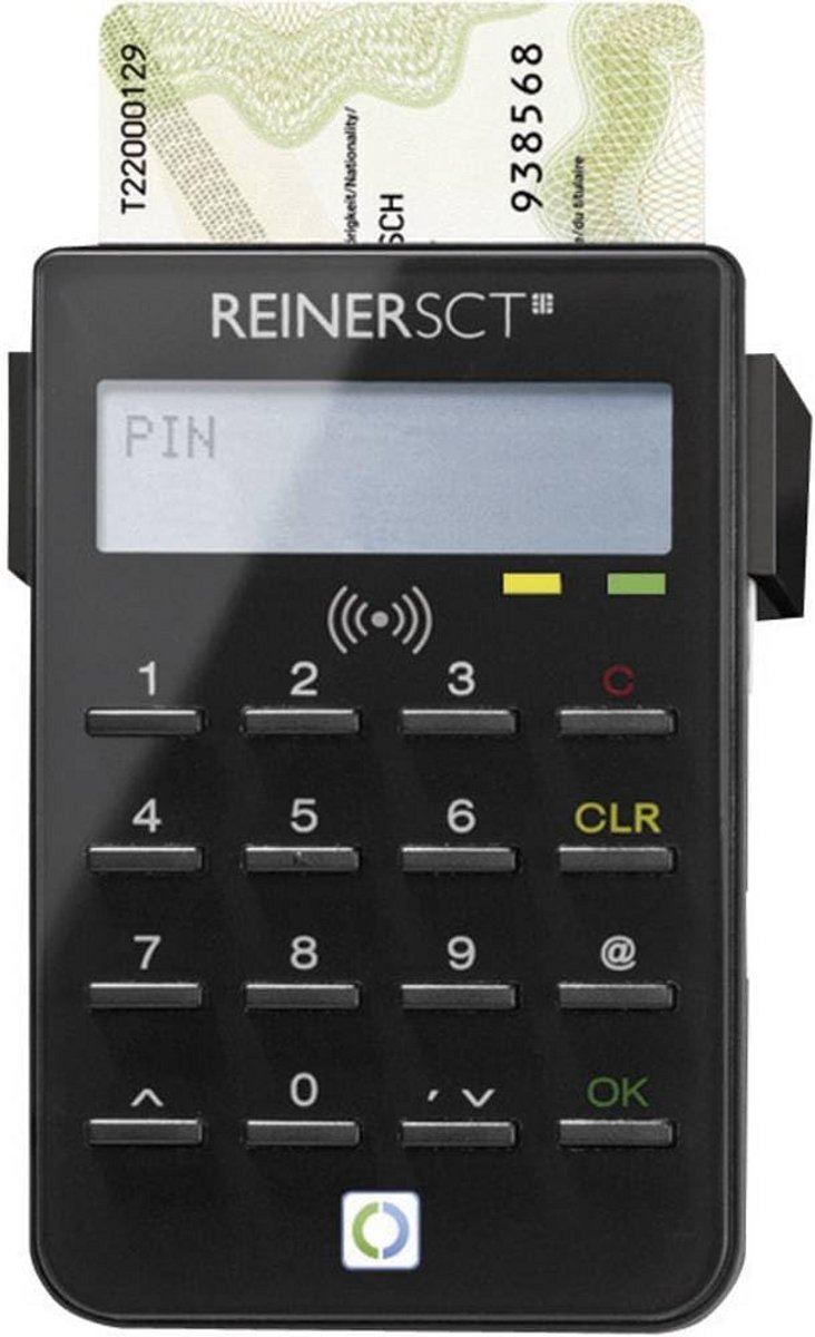 Chipkaartlezer voor veilig online bankieren met RFID technologie