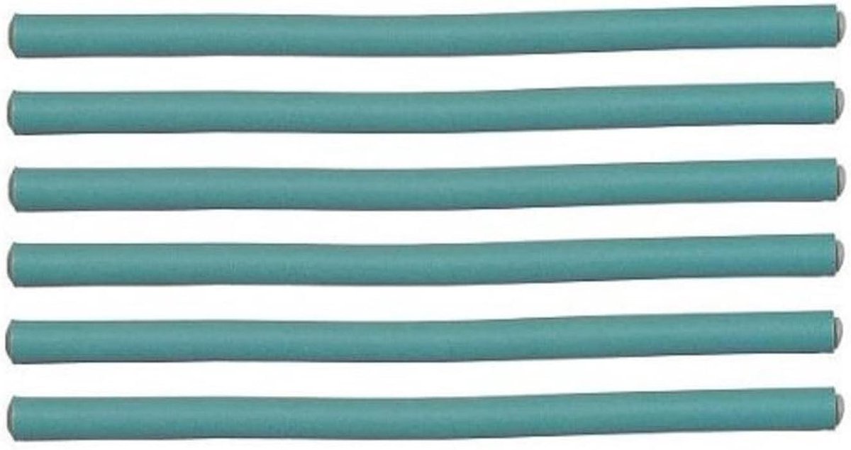 Flexibele wikkelaar 8 mm - 6 stuks voor lichte golven en natuurlijke krullen