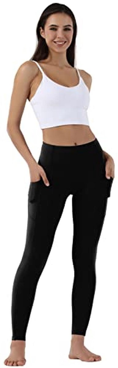 Dames Sportbroek met Zakken, Opaak, Hoge Taille, Lange Fitnessbroek, Yoga broek — afbeelding 2