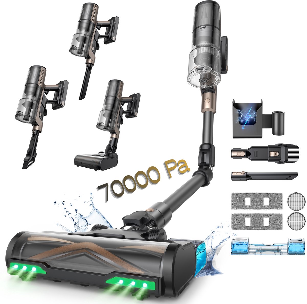 Proscenic P2O Onepass - Steelstofzuiger (EAN: ...1565)