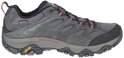 Grijze Merrell Moab 3 GTX wandelschoen met Gore-Tex. Rode veters.