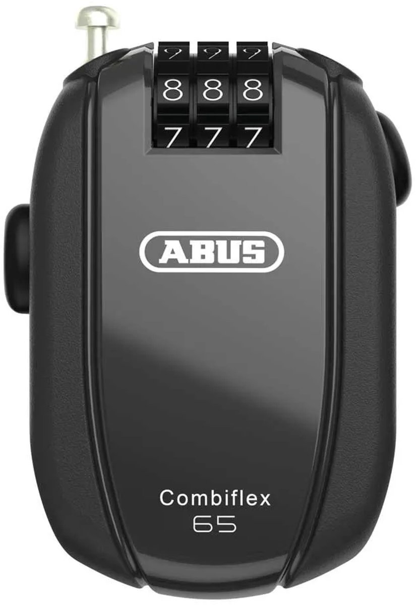 ABUS Compact kabelslot - Zelf-oprolbaar - Cijfercode instelbaar - 85 cm - Zwart thumbnail 2