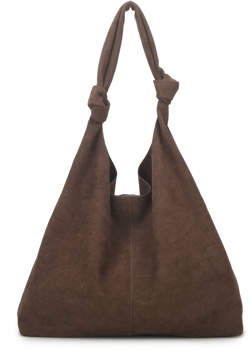 Giuliano kunstlederen suede schoudertas Saele - Dames - Koffie