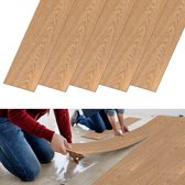 Zelfklevende PVC Vloerplanken met Houtlook – 2,5 m² – Vinyl Vloer Peel & Stick, 2 mm Dik, Waterbestendig, Voor Woonkamer Keuken Badkamer – Houtbruin