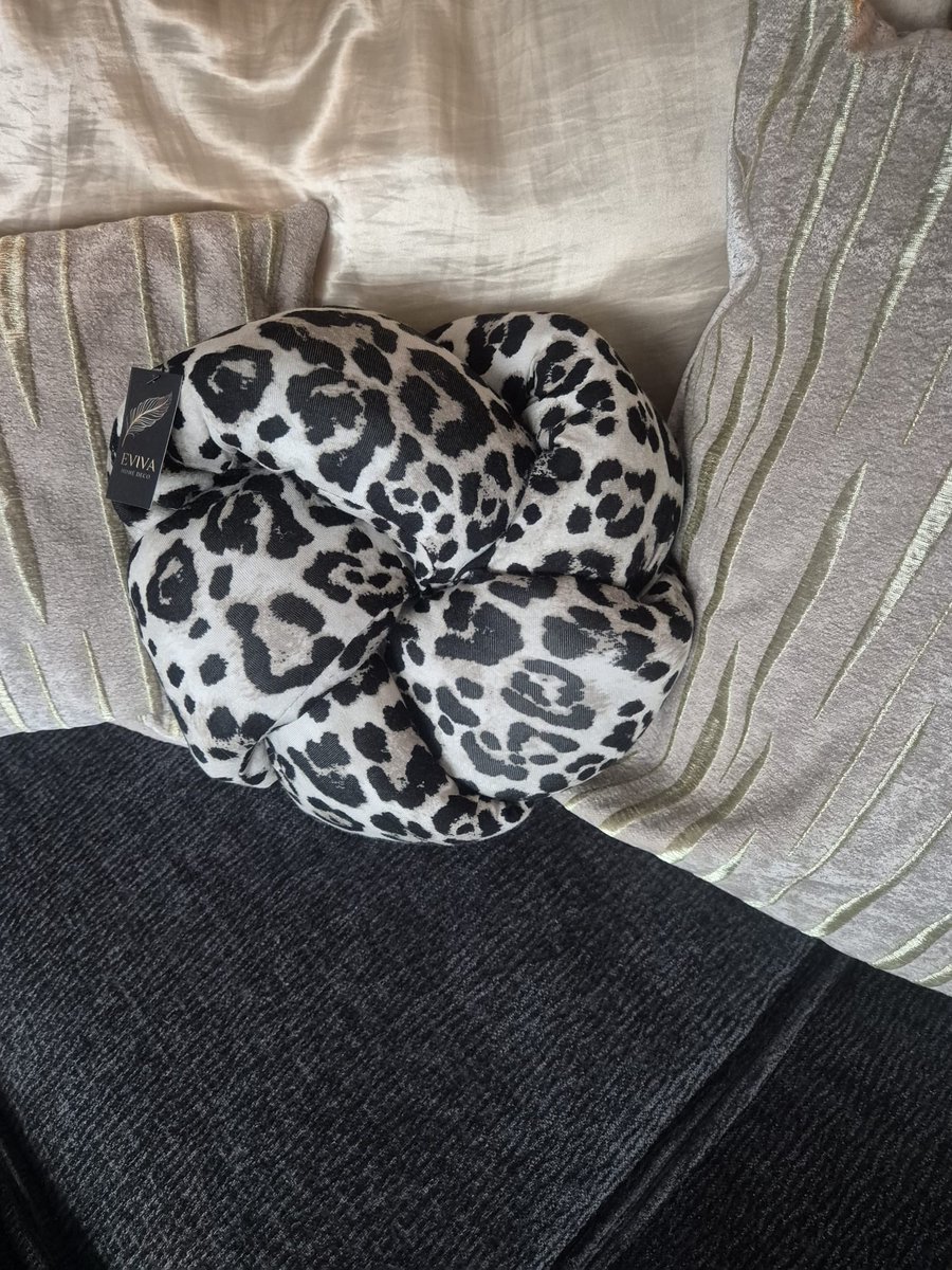 Eviva Home Deco Sierkussen - Everheart Cheetah - Beige/Bruin - Dierenprint - Luxe Design