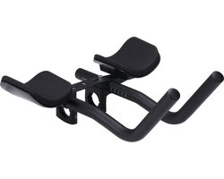 BBB Cycling AeroPro J-Bend Opzetstuur Racefiets - Verstelbaar Ligstuur met Armsteun - Tijdritstuur - Triathlon Stuur - Compatibel met 31.8mm Fietsstuur - BHB-70JB
