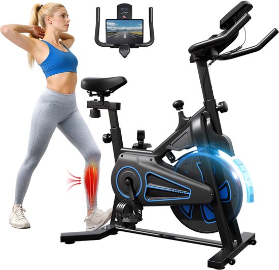Hometrainer, Appartementsfiets, Trainingsfiets, Binnenfiets, Vliegwiel 12KG, Magnetische instelbare weerstand voor thuisgebruik - Formill QK116C