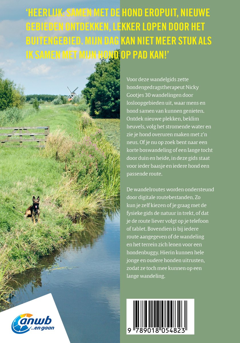 Wandelen met je hond - back cover