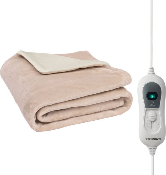 Seranova Elektrische Deken 160x120 cm Dubbelzijdig Fleece - Seranova - €27,99