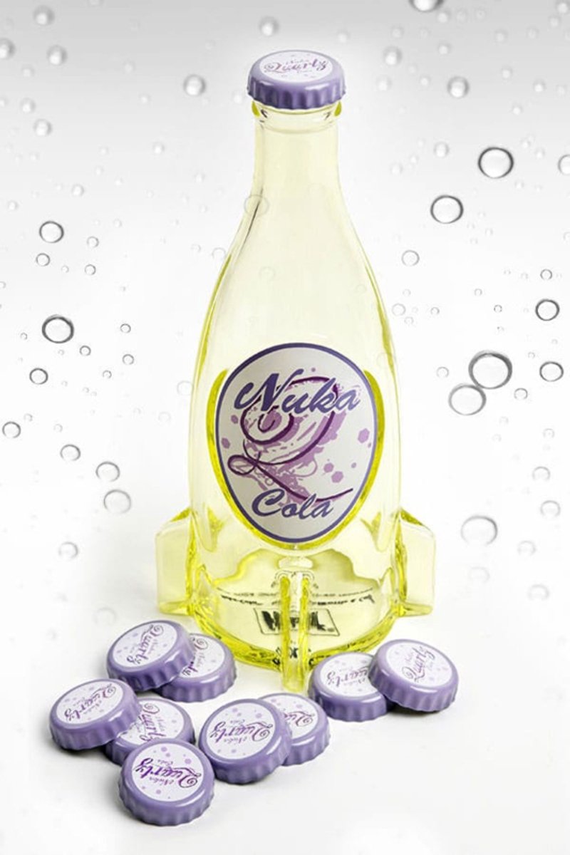 DEVplus Fallout Botlle Series Glass Bottle & Cap Nuka Quartz Kitchen- and Tableware