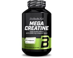 BioTech USA BioTech USA BioTechUSA Mega Creatine Creapure® creatinemonohydraat Capsules met hoge absorptie Lactose- en glutenvrij 60-daagse levering Ideaal voor sporters en actieve volwassenen 120 megacapsules