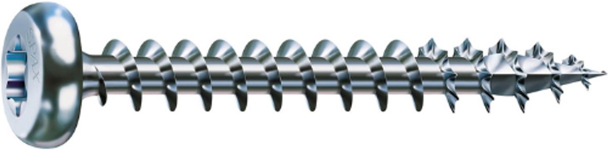 Famanu – Universele schroeven 4,0 x 16 mm met halfronde kop en volledige schroefdraad, steraandrijving (200 stuks)