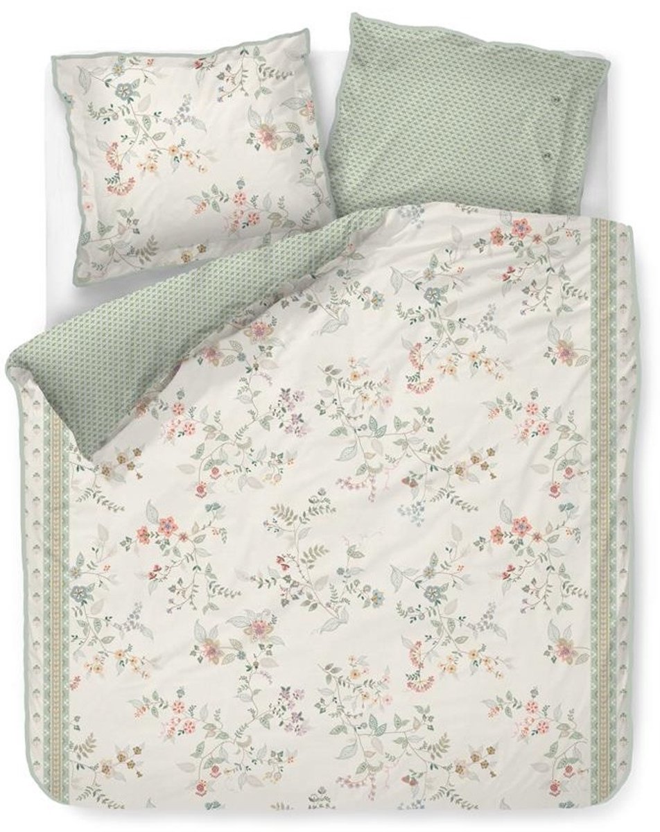 Pip Studio Dekbedovertrek Kili Flower White 2 persoons