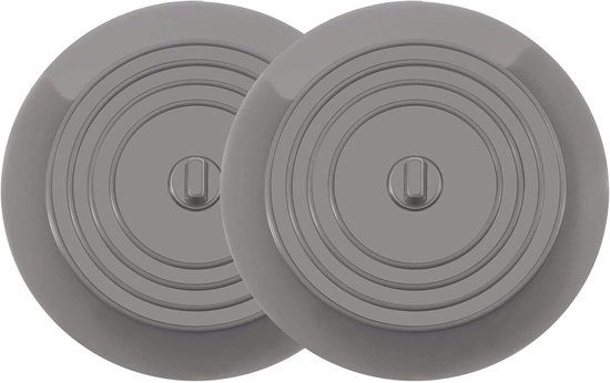 Afvoerstop - 2 Stuks - Universele Badstop - Badplug - Rubber ...