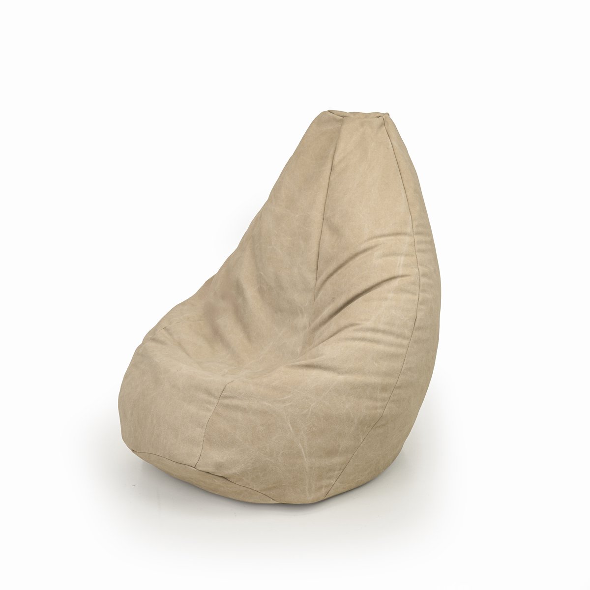 Drop & Sit ZITZAK CANVAS 180 L MET BINNENZAK zitzak canvas beige