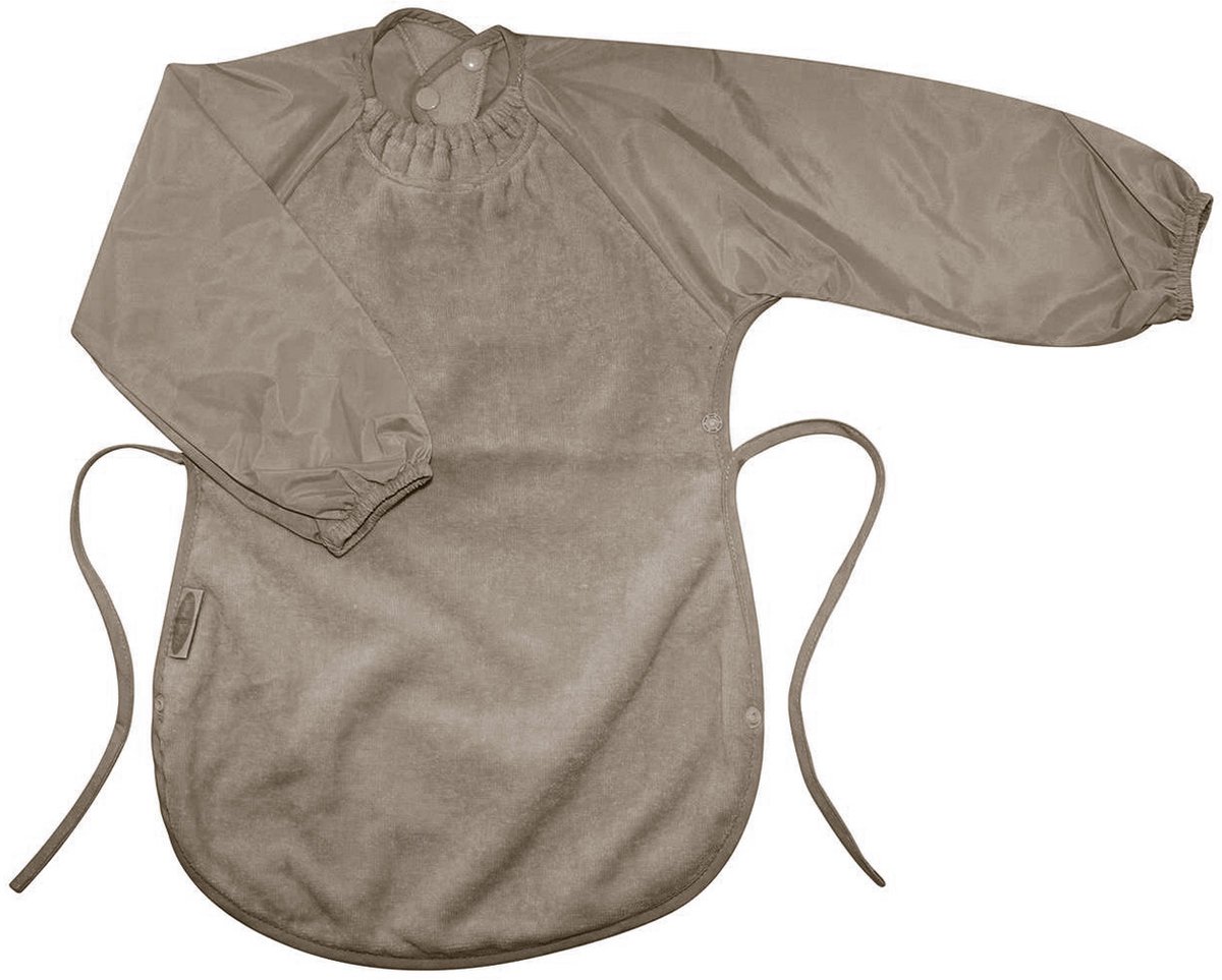 Silly Billyz Slabbetje - Towel Messy Eater - Taupe