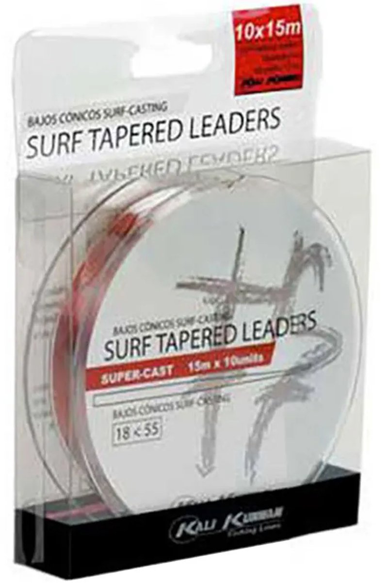 Kali Kunnan Surf 15 M Taps Toelopende Onderlijn Veelkleurig 0.200-0.570 mm