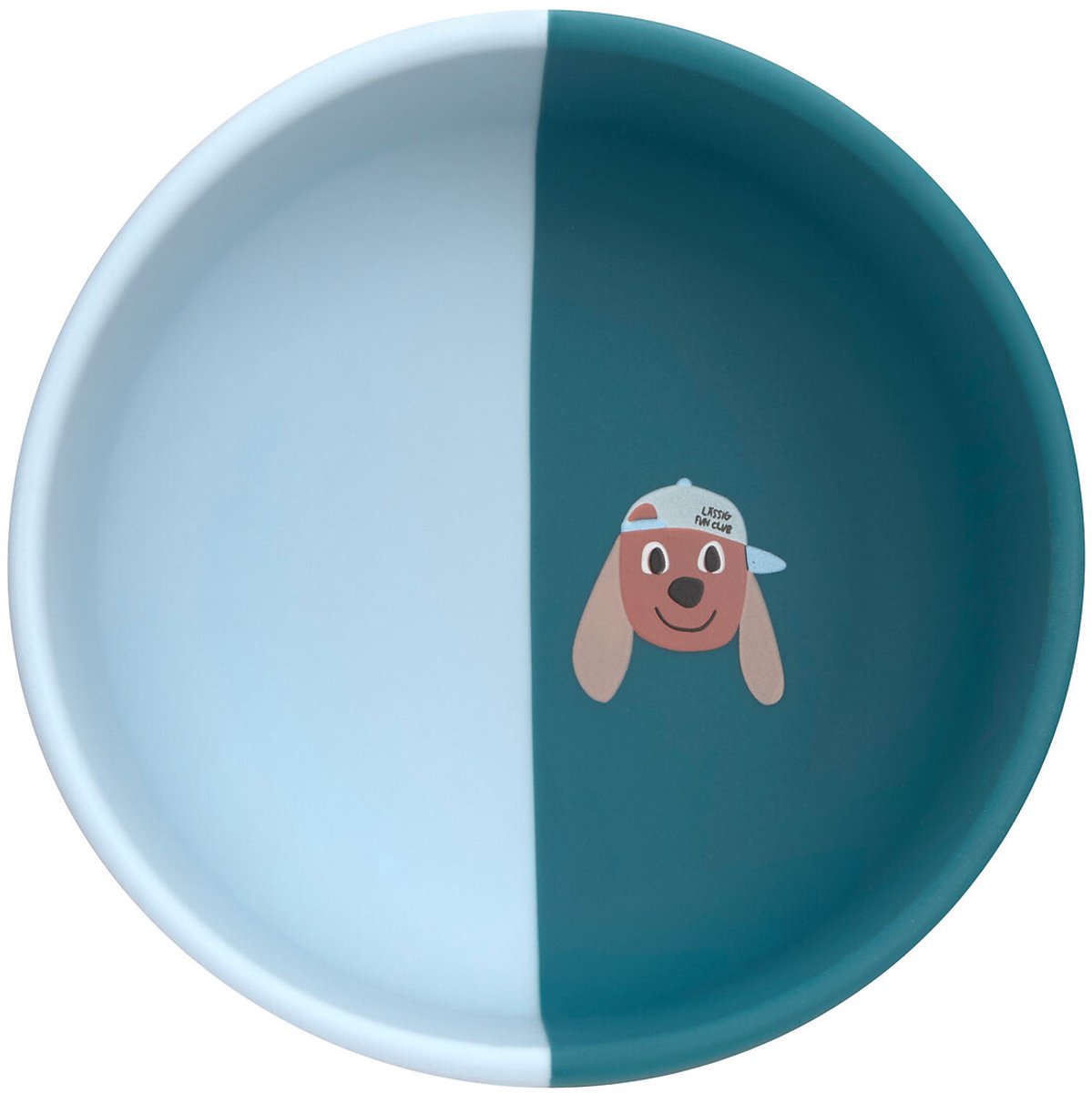 Lässig Tiny Team Dog Kommetje - Siliconen - Blauw