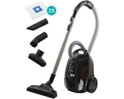 Tomado TVC3003B - Krachtige stofzuiger met zak - Extra stil - HEPA 13 filter - Snoerlengte 9 meter - Zwart