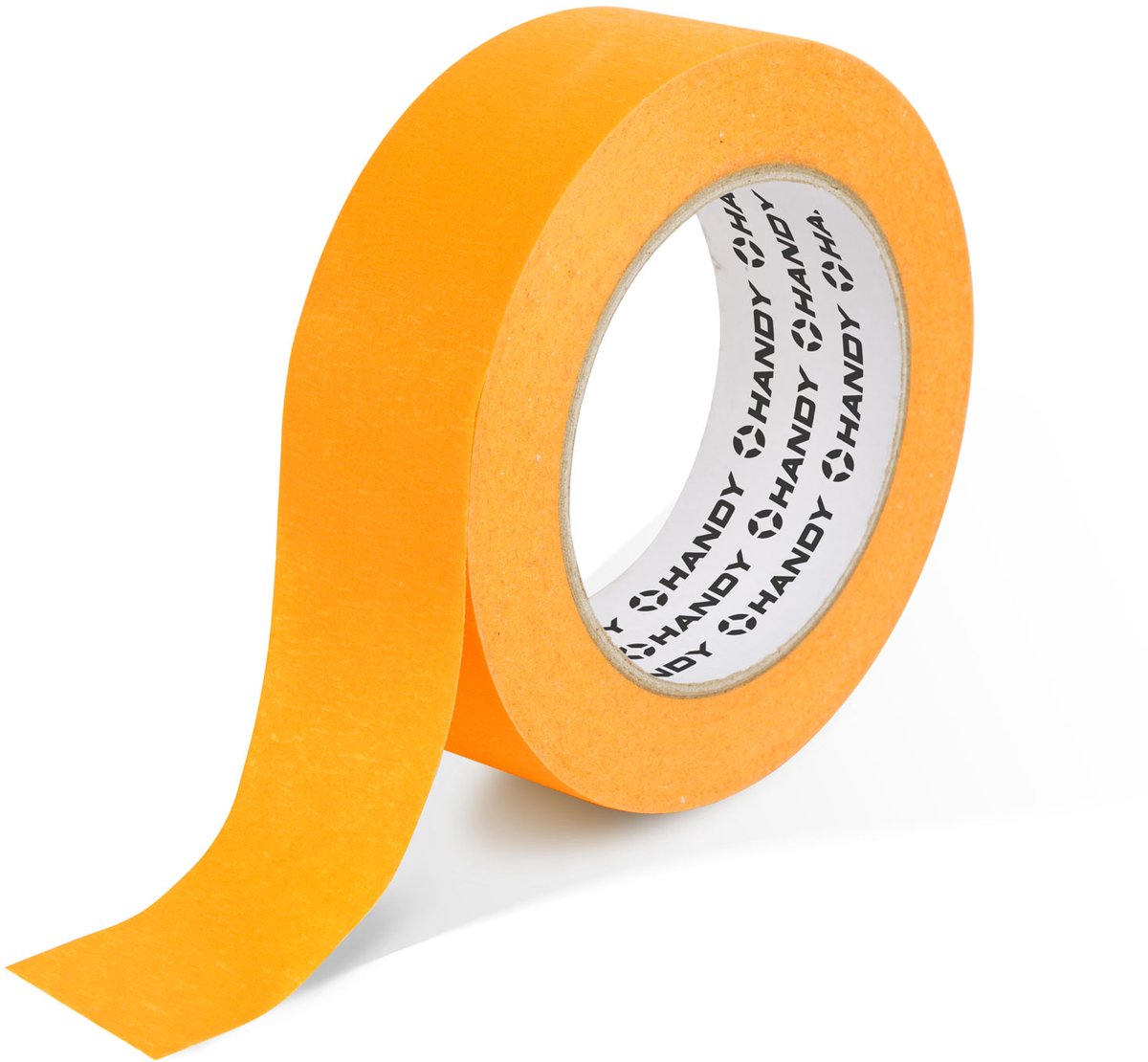Afplaktape Oranje 50 m × 24 mm – Watergedragen Maskingtape Van Washi Papier – Hittebestendig Tot 100 °C – UV-Bestendig Tot 14 Dagen – Voor Binnen- En Buitengebruik [11061]