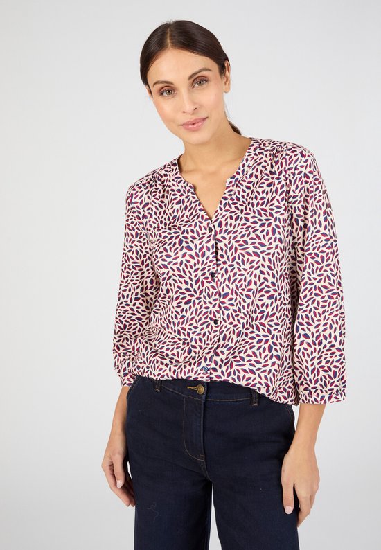 Damart - Chemise-blouse en tricot chaud - Femmes - Beige - S