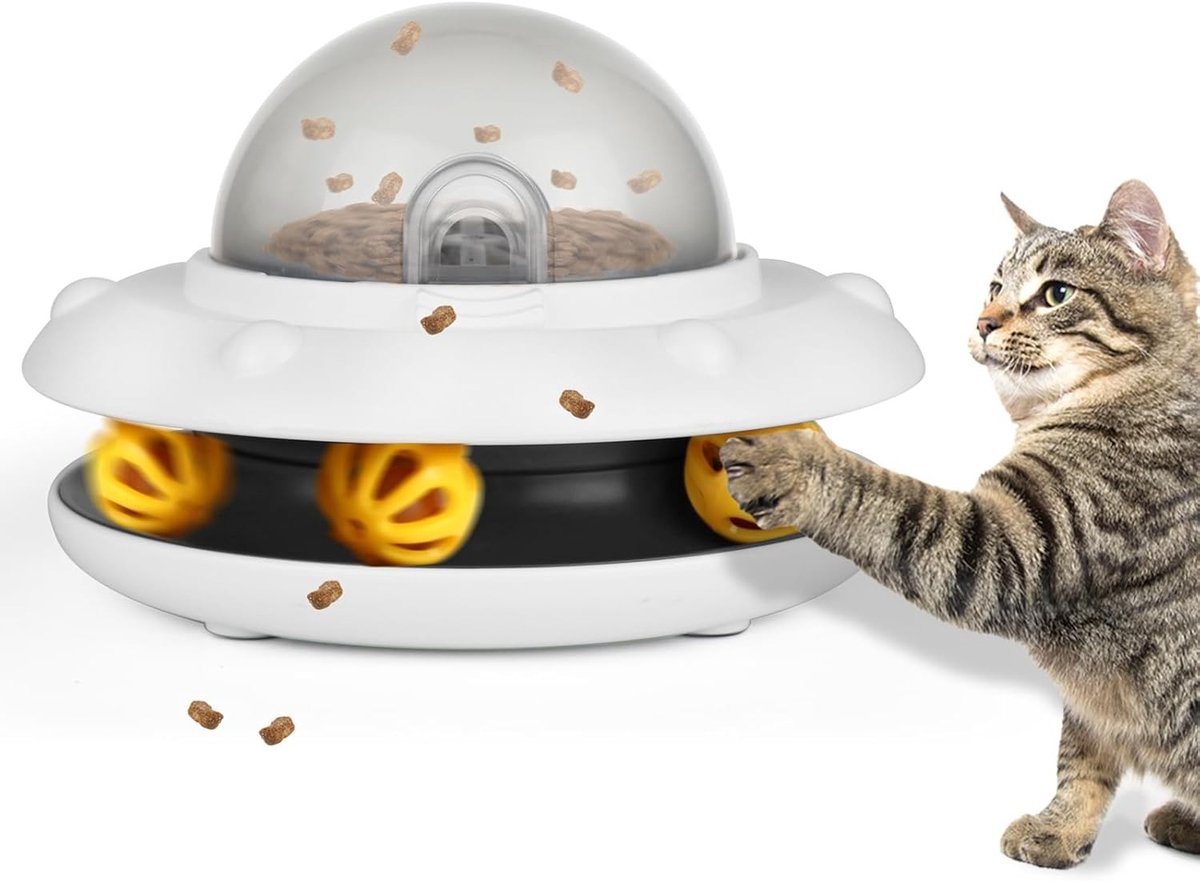 Slimme UFO Voedselpuzzel Katten