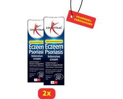 Lucovitaal Eczeem Psoriasis Intensive Cream - Eczeem Crème - 2 x 50 ml - Voordeelverpakking