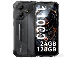 OSCAL MARINE 2 Robuuste Smartphone - 24GB RAM - 128GB ROM - 11000mAh - Gemini AI - 6.56 Inch - IP68 Waterdicht - Dual SIM - Android 15 - NFC - Zwart