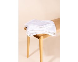 Novaline bamboe zomerhoes - Wit - 2x kussenslopen - Weighted blanket - Verzwaringsdeken - Dekbed - Volwassenen - 2 persoons - Wasbaar - Ventilerend - 240 x 220cm