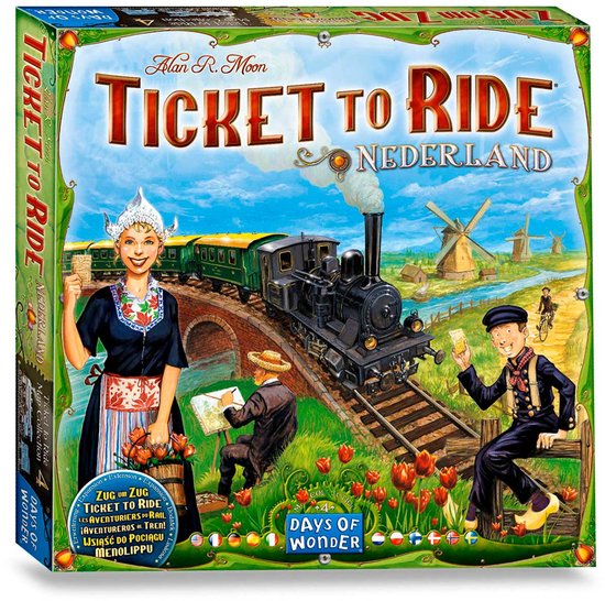 Days of Wonder - Ticket to Ride Nederland - Uitbreiding - Bordspel