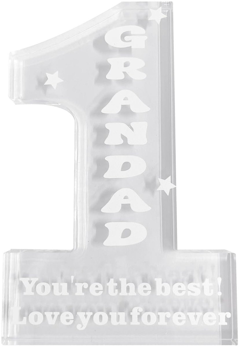 1 stuk woondecoratie, Vaderdagcadeau voor opa, verjaardagscadeau voor opa, kerstcadeau voor opa, Vaderdagbord, gepersonaliseerd cadeau voor opa, acrylbord